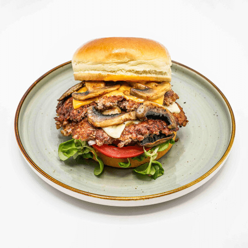 Mushroom und Trüffelburger