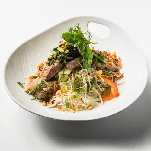 Bun Nam Bo mit Thunfisch, Dill, Schalotten,