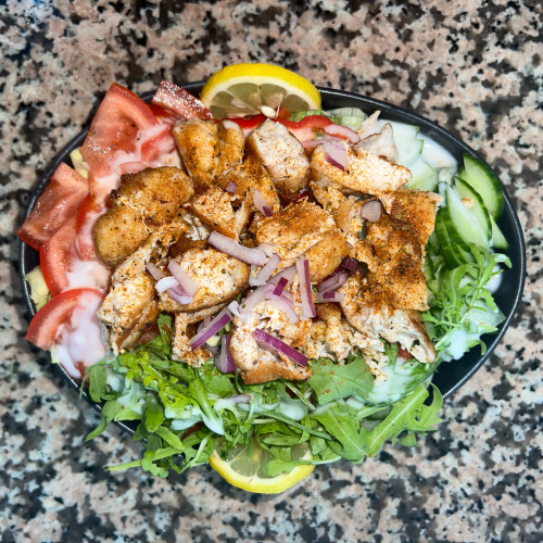 Salat mit Hähnchenbrust