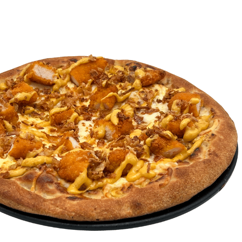 Golden Crispy Pizza
