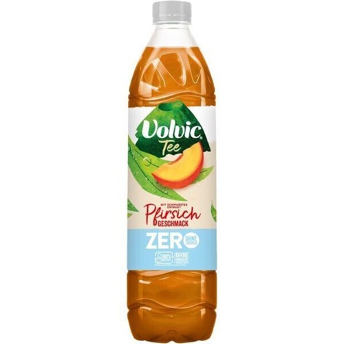 Volvic Mineralwasser mit Tee-Extr Zero Pfirsich 1.5l (EINWEG)