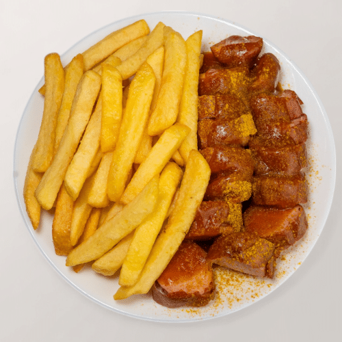 Menü 10 Currywurst