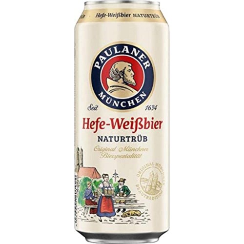 Paulaner Hefe-Weißbier naturtrüb 0.5l (EINWEG)