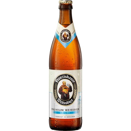 Franziskaner Hefe-Weizenbier leicht 0.5l (MEHRWEG)