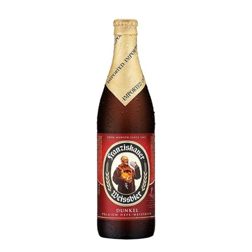 Franziskaner Hefe-Weizenbier dunkel 0.5l (MEHRWEG)