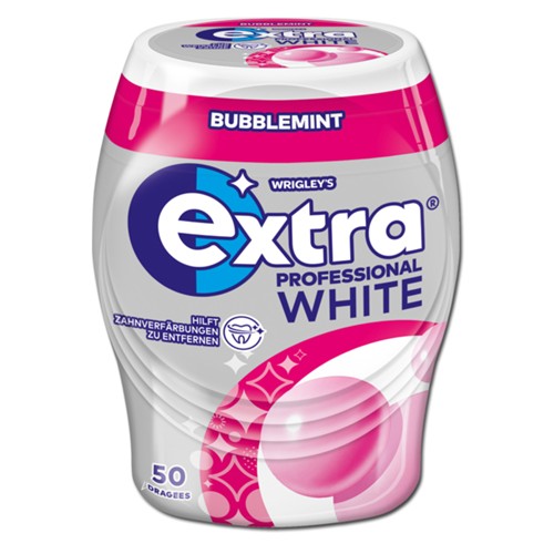 Wrigleys Kaugummi Extra Professional White Bubblemint 70g
