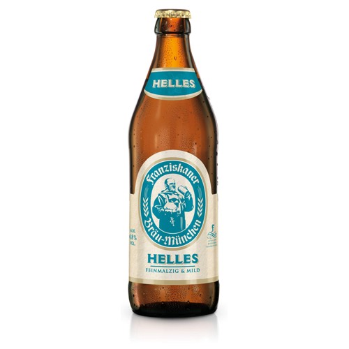 Franziskaner Hefeweizen hell 0.5l (MEHRWEG)