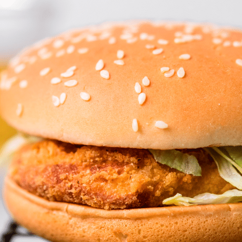 Crispy Chicken Chilli Cheese Burger