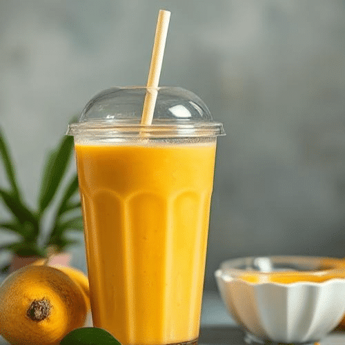 Hausgemachter Mango Lassi 0,4l