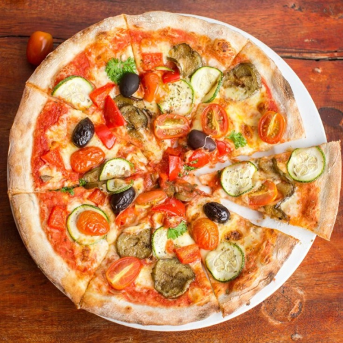 Vegane Pizza Spinat