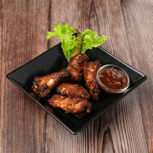 Honey Garlic Chicken Wings (5 Stück)