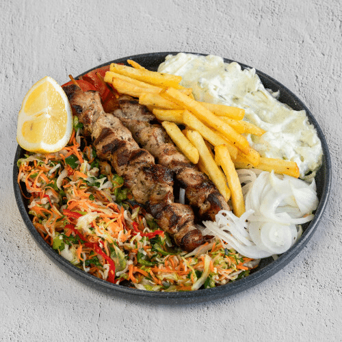 Souvlaki Teller Schwein