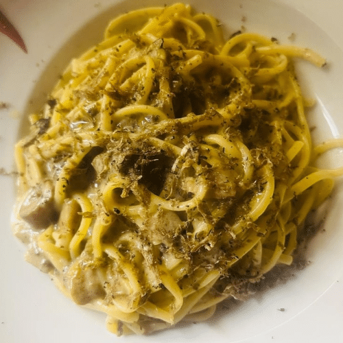 Linguine al tartofu