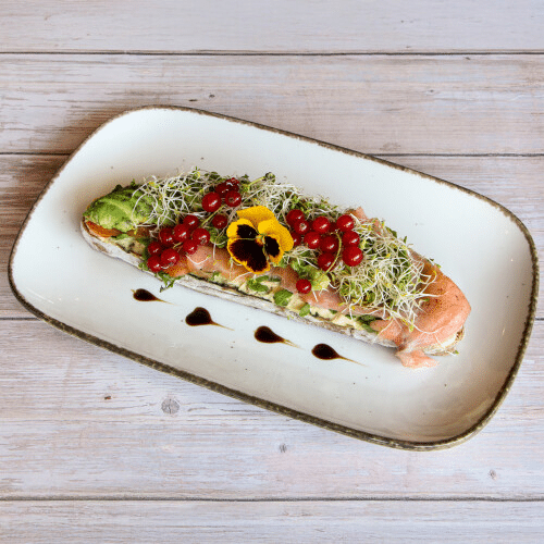 Lachs Brot