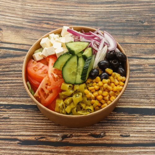 Vegetarischer Salat