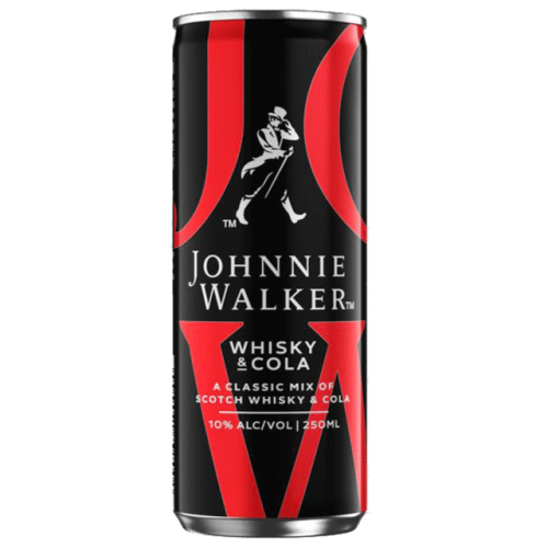 Johnnie Walker Whisky Cola Dose 0.25l (EINWEG)