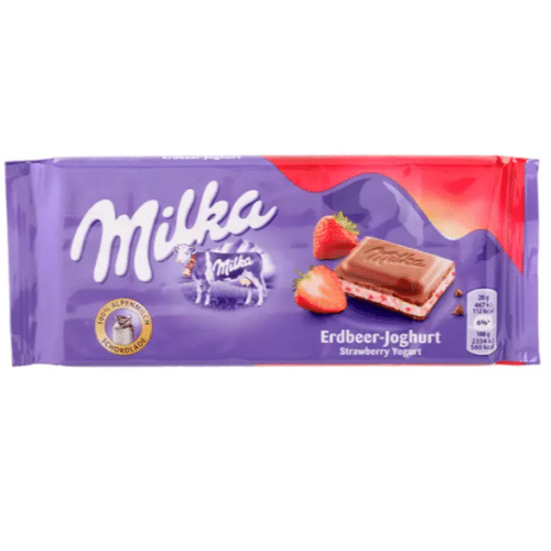 Milka Schokoladentafel Erdbeer
