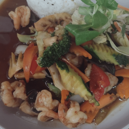 Chop Suey - Garnelen