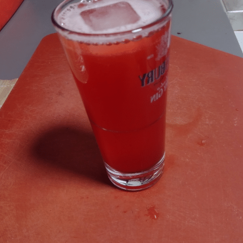 Erdbeer Grüner Bubble Tee 0,5l