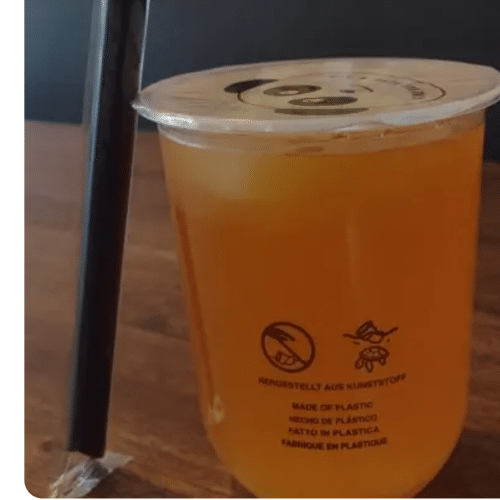 Mango Grüner Bubble Tee 0,4l