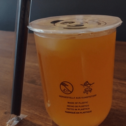 Mango Grüner Bubble Tee 0,5l