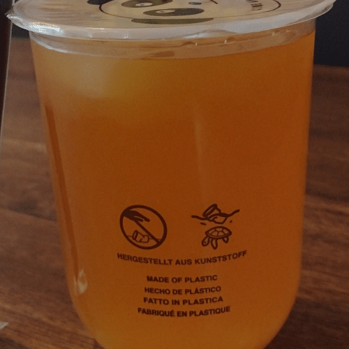 Maracuja Grüner Bubble Tee 0,4l