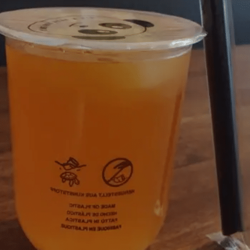 Maracujasaft Bubble Tee 0,5l