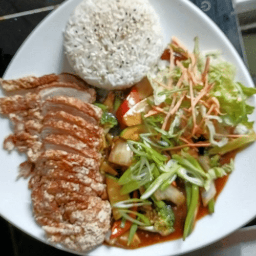 Teriyaki-Sauce- Ente kross