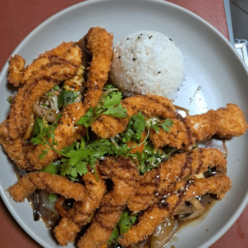 Thai Ingwer - Knuspriges Hühnerfilet