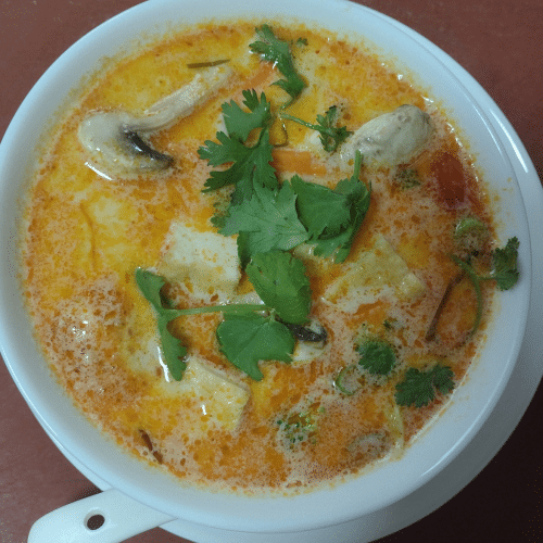 Tom Kha Suppe - Hühnerfleisch