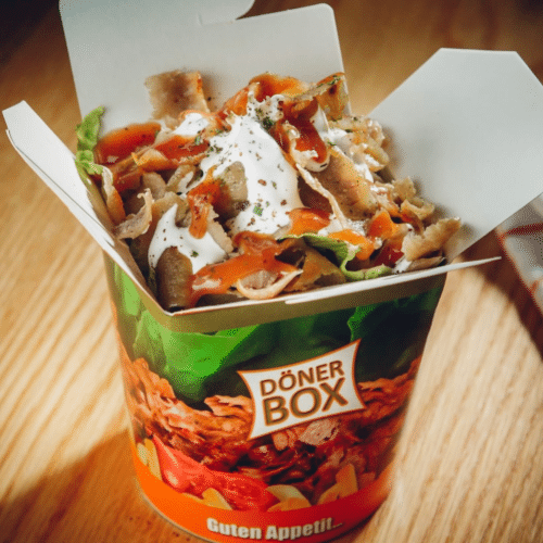 Döner Box mit Pommes oder Reis