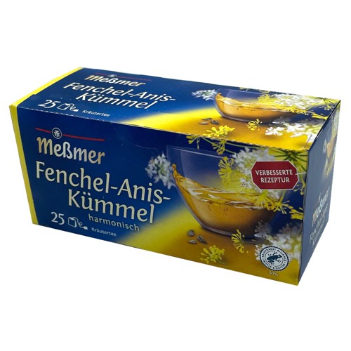 Meßmer Fenchel Anis Kümmel 25 Beutel 50g