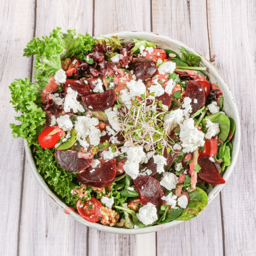 Rote Beete Ziegenkäse Salat
