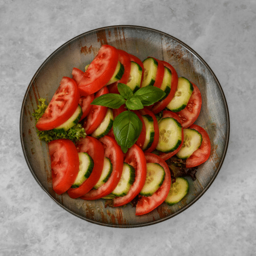 Gurken-Tomatensalat