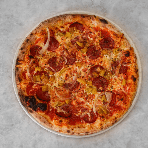 Pizza Diavola (scharf)