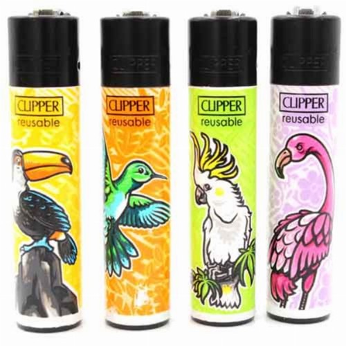 Clippers Feuerzeug Paradiesvogel 2v4 10g 