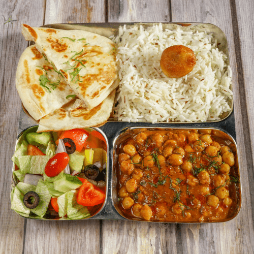Chana Masala Thali