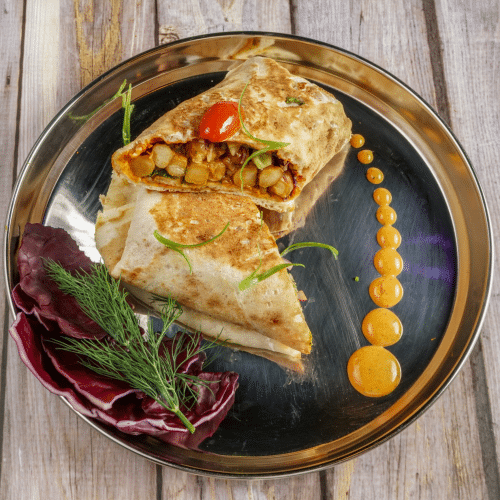 Chana Masala Wrap