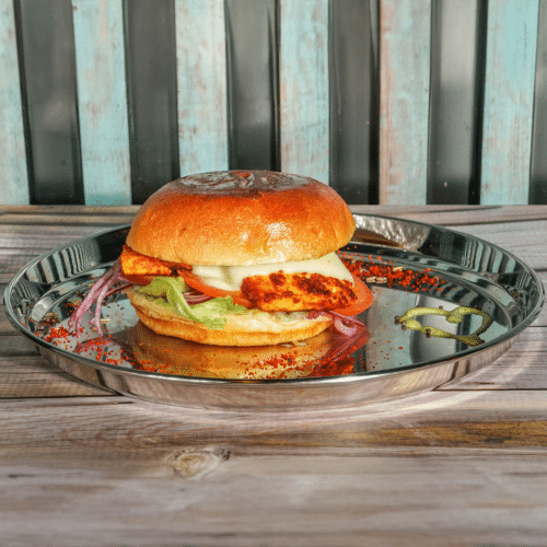 Masala Paneer Burger