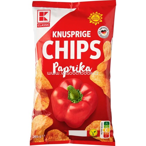 K-Classic Knusprige Chips Paprika 200g