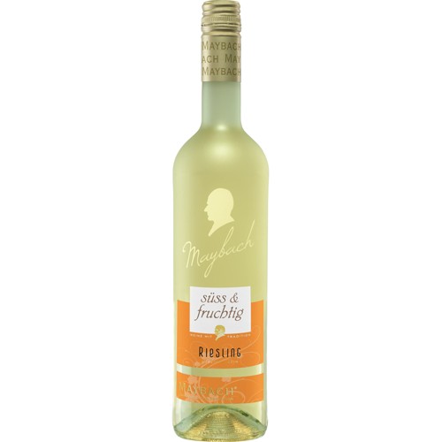 Maybach Riesling fruchtig & süß Pfalz DQW Weißwein 0.75l