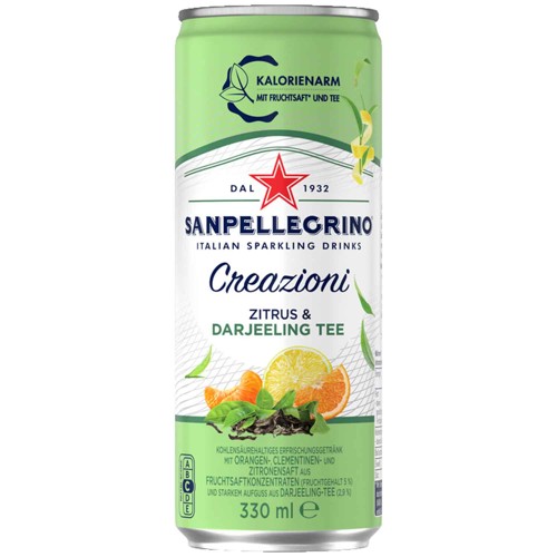San Pellegrino Creazioni Zitrus & Darjeeling Tee 0.33l