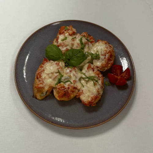 Bruschetta (überbacken)