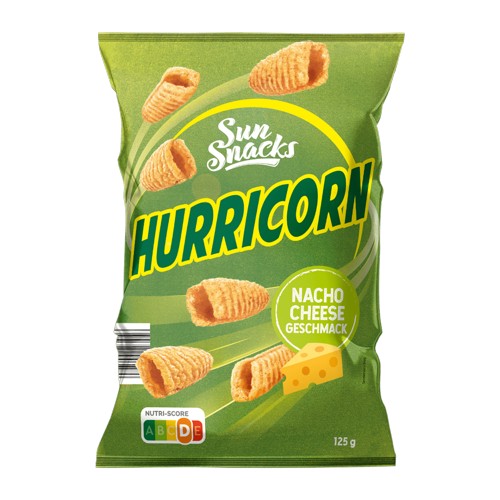 Sun Snacks Hurricorn Nacho Cheese 125g 