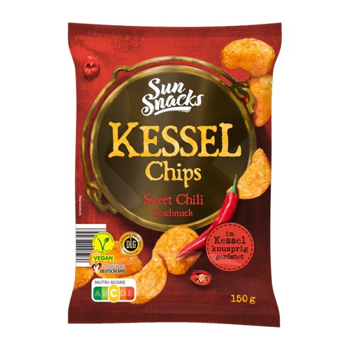 Sun Snacks Kessel Chips Sweet Chili 150g 