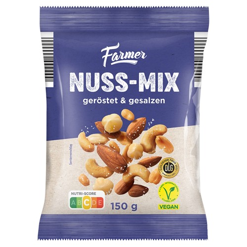 Farmer Nuss-Mix geröstet & gesalzen 150g 
