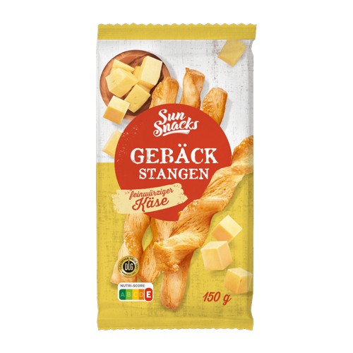 Sun Snacks Gebäckstangen Käse 150g 