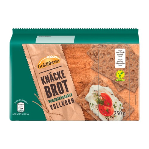 Goldähren Knäckebrot Vollkorn 250g 