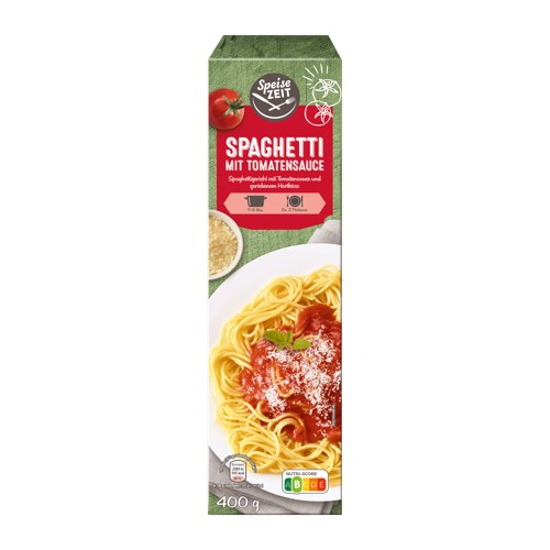Speisezeit Spaghetti mit Tomatensauce 400g 