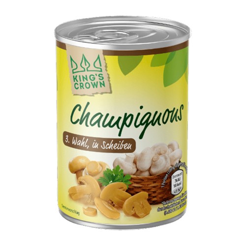 Champignons 3 Wahl in Scheiben - King's Crown - 1pcs  